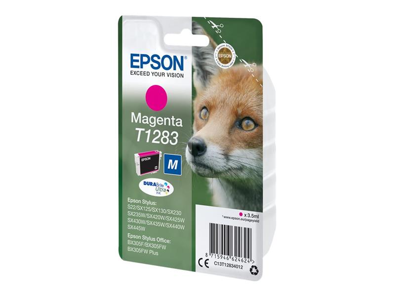 Epson Fox Singlepack Magenta T1283 DURABrite Ultra Ink