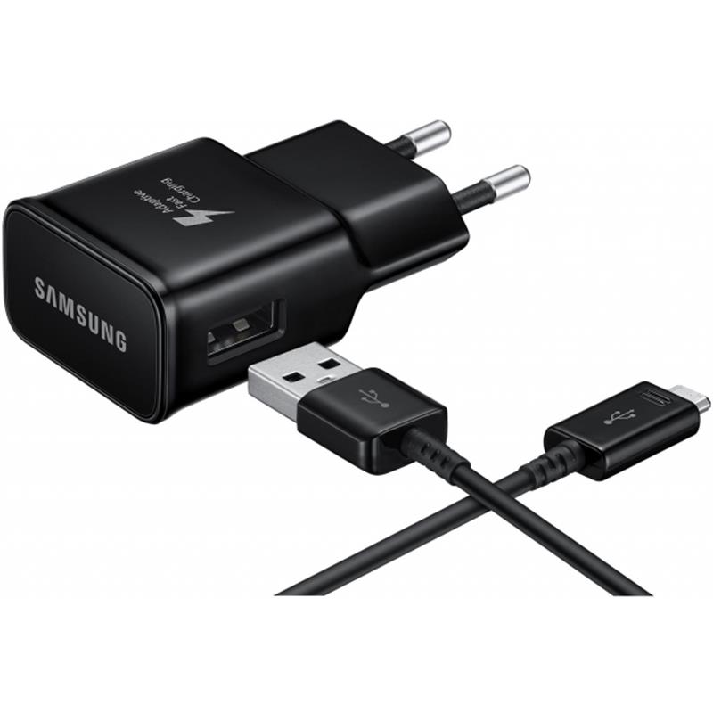 EP-TA20EBECGWW Samsung Adaptive Fast Charging Travel Charger incl USB-C Cable 15W Black Bulk