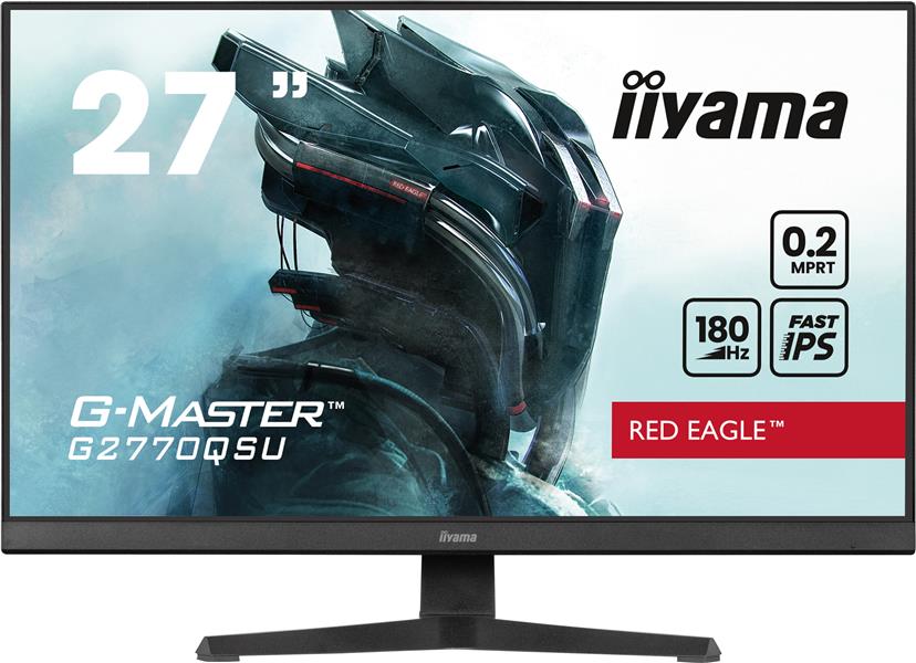 iiyama G-MASTER G2770QSU-B6 computer monitor 68,6 cm (27"") 2560 x 1440 Pixels Wide Quad HD LED Zwart