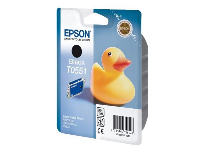 Epson Duck inktpatroon Black T0551