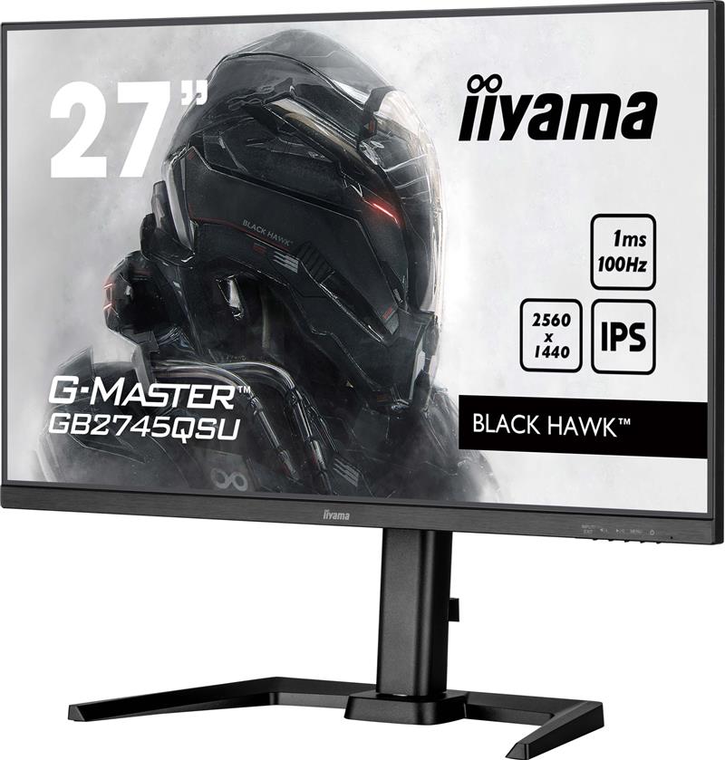 iiyama G-MASTER GB2745QSU-B2 computer monitor 68,6 cm (27"") 2560 x 1440 Pixels Wide Quad HD LED Zwart