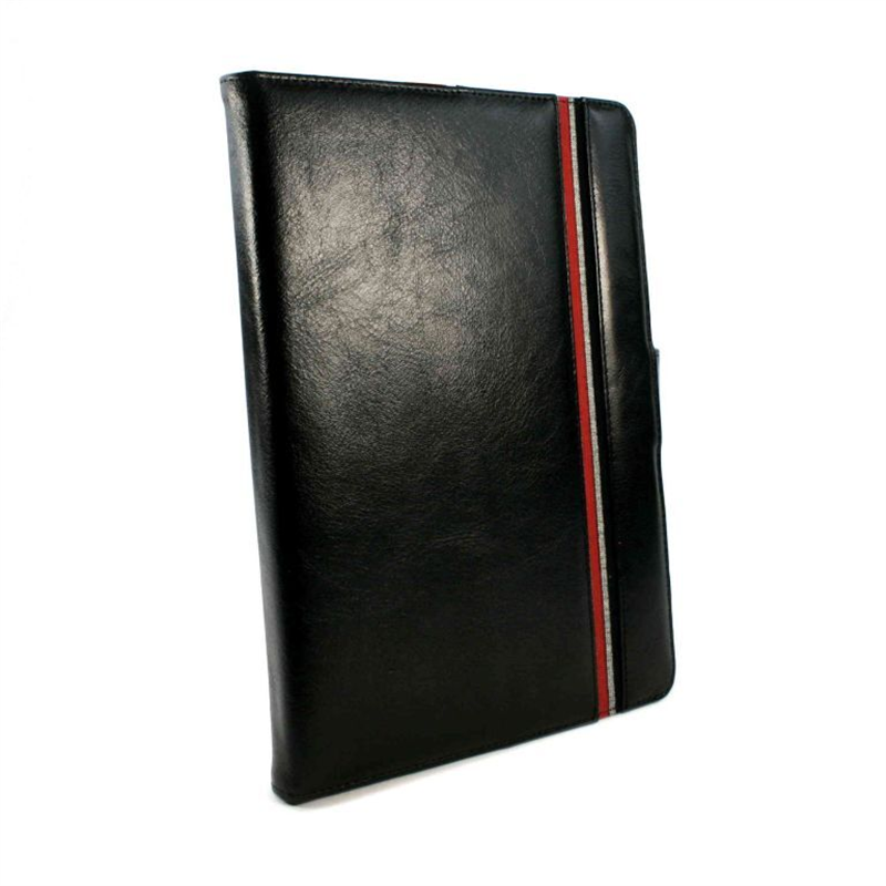 Alston Craig Vintage Genuine Leren Slim-stand Case Cover voor Apple iPad Air 1 / 2 (Sleep function & NFC Tag) zwart