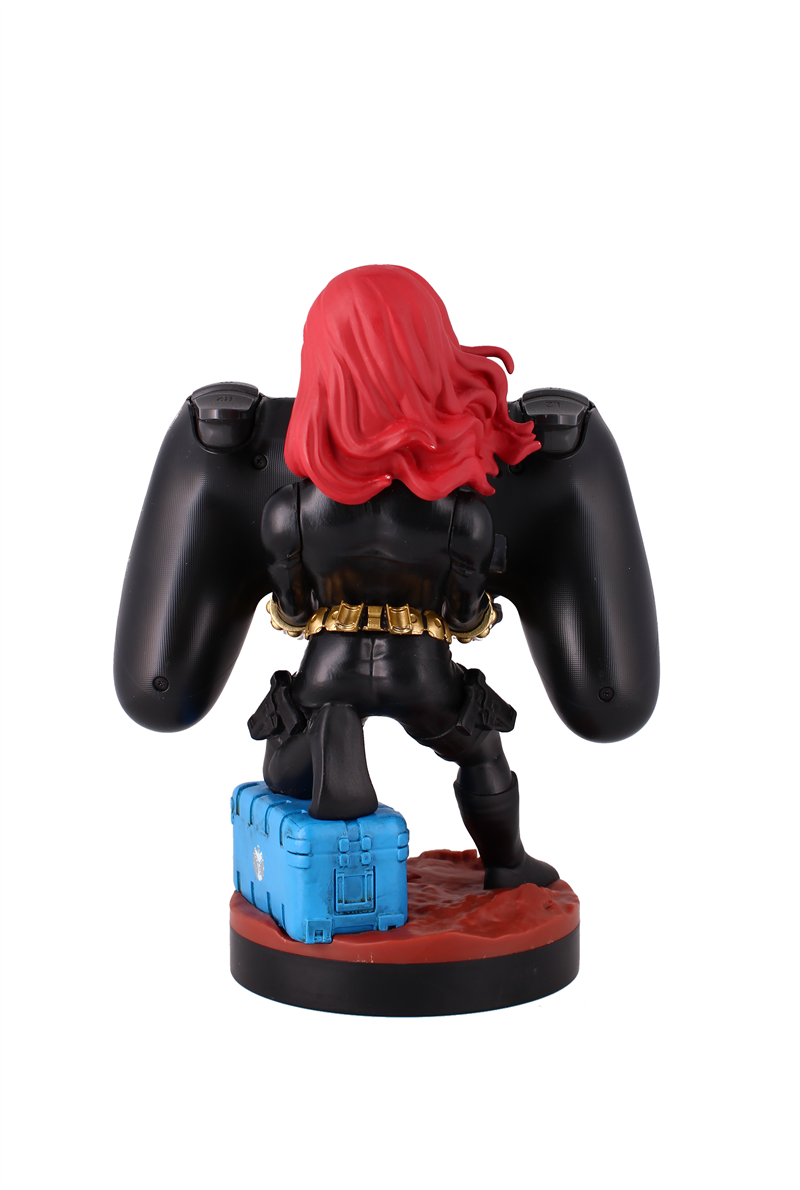 Cable Guy - Black Widow telefoonhouder - game controller stand met usb oplaadkabel 8 inch