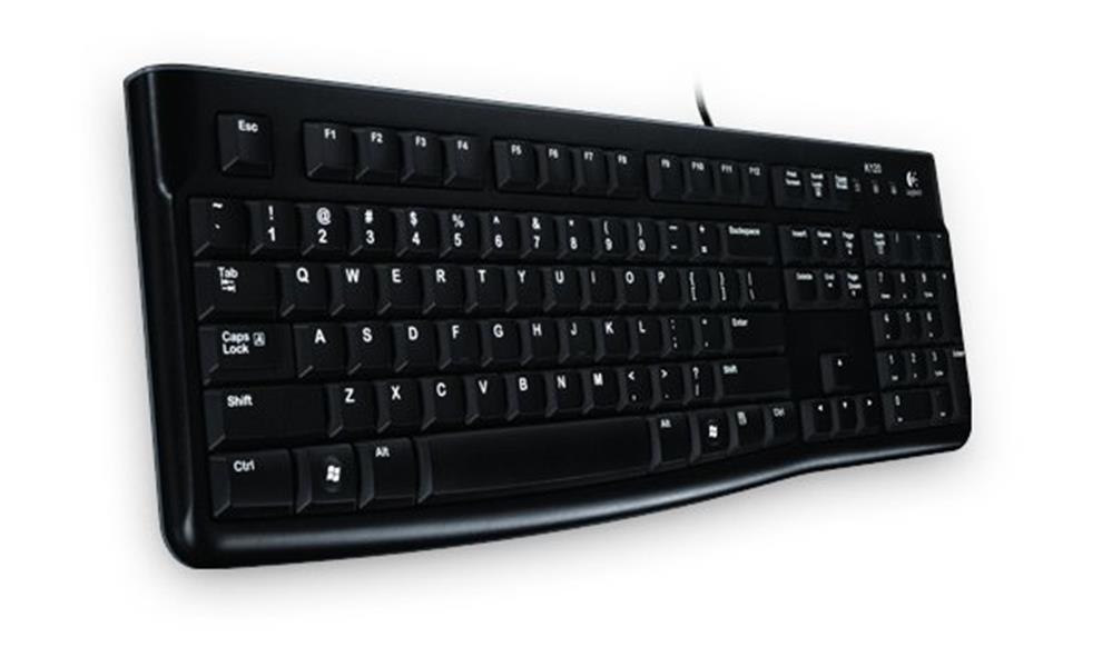 Logitech K120 toetsenbord USB QWERTZ Duits Zwart