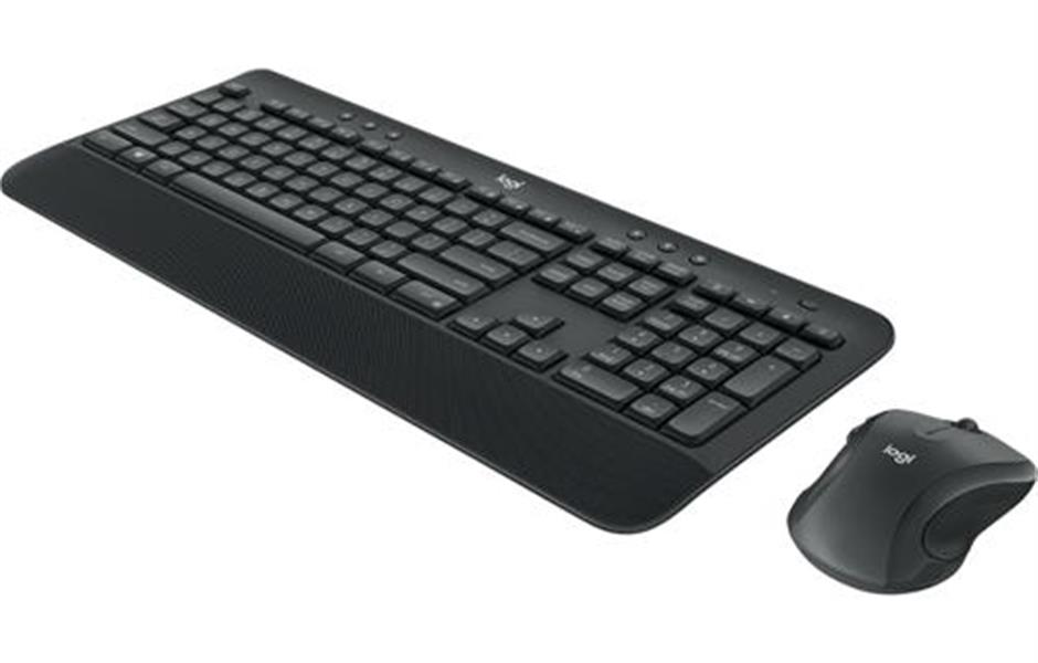 Logitech MK545 Advanced toetsenbord RF Draadloos US International Zwart