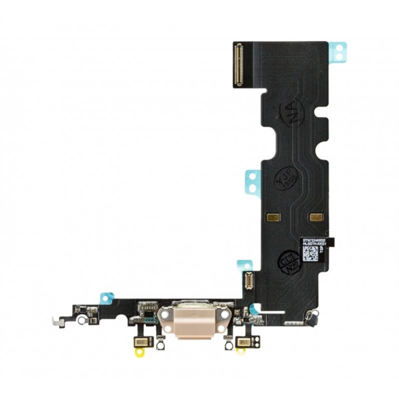 Replacement Charge Data Connector incl Flex Cable for Apple iPhone 8 Plus Grey OEM