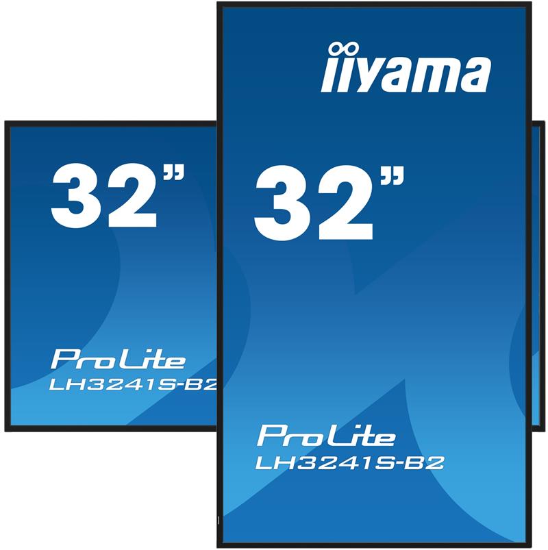 iiyama LH3241S-B2 beeldkrant Kiosk-ontwerp 80 cm (31.5"") LED 350 cd/m² Full HD Zwart 24/7