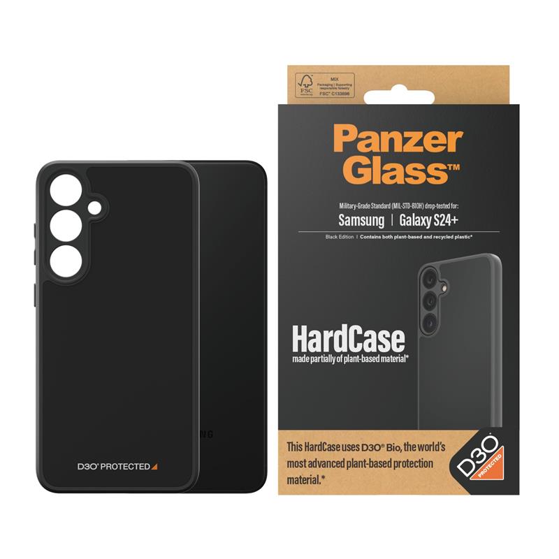 PanzerGlass Hardcase with D3O Black mobiele telefoon behuizingen Hoes Transparant