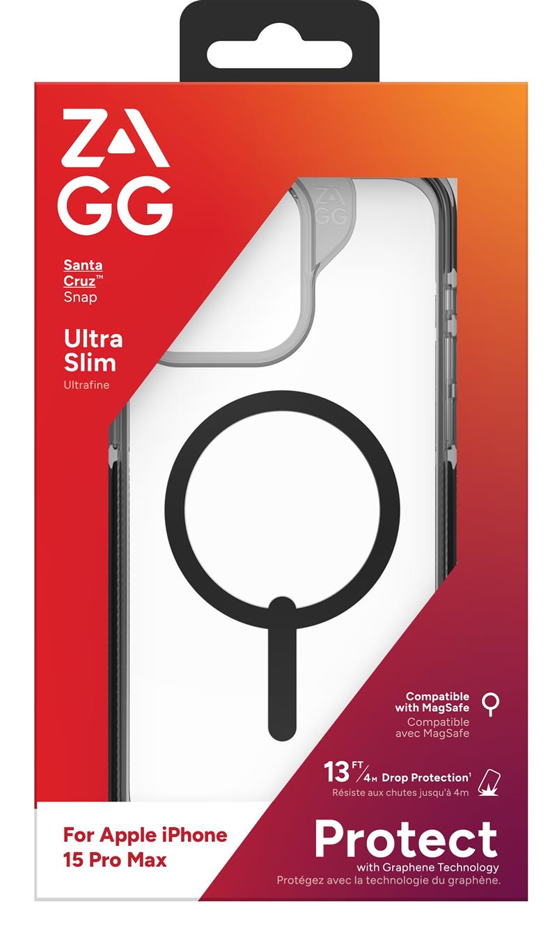 ZAGG Santa Cruz Snap mobiele telefoon behuizingen 17 cm (6.7"") Hoes Transparant