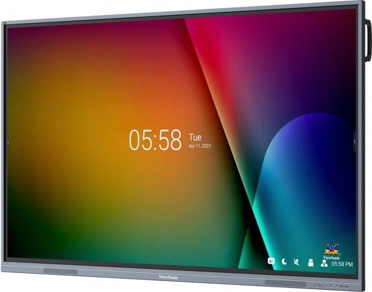 Viewsonic VS IFP 86 40 point 400 NIT Interactief flatscreen 2,18 m (86"") LCD 350 cd/m² 4K Ultra HD Grijs Touchscreen Type processor Android 11