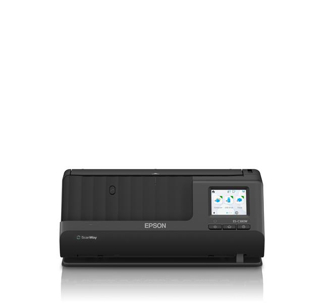 Epson ES-C380W Scanner met ADF + invoer voor losse vellen 600 x 600 DPI A4 Zwart