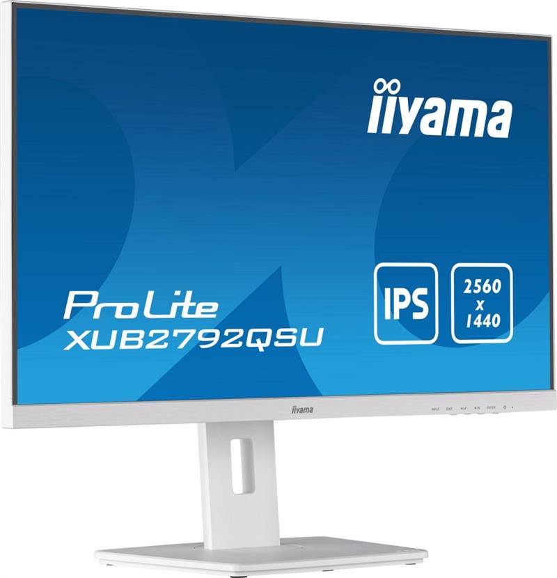 iiyama ProLite XUB2792QSU-W5 computer monitor 68,6 cm (27"") 2560 x 1440 Pixels Full HD LED Wit