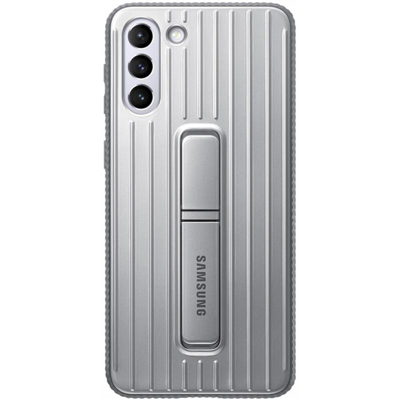  Samsung Protective Standing Cover Galaxy S21 Light Grey