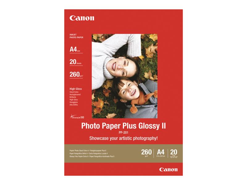 Canon PP-201 pak fotopapier Wit Glans A4