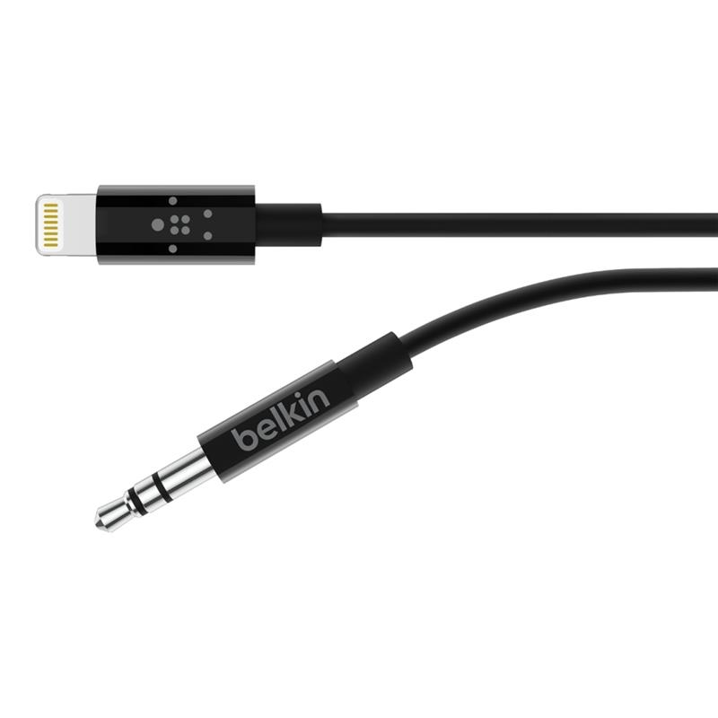 Belkin AV10172BT03-BLK audio kabel 0,9 m 3.5mm Zwart