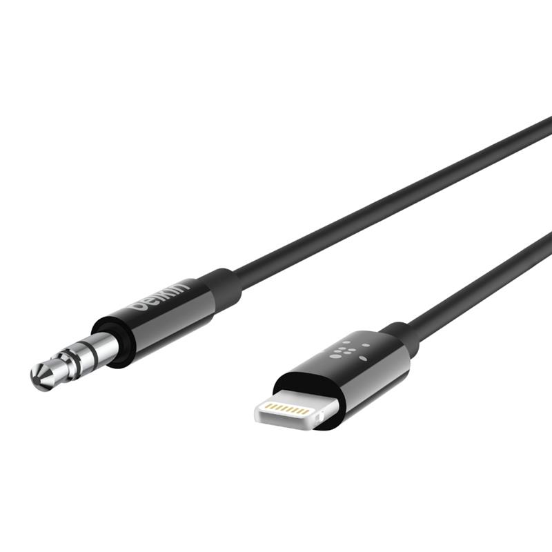 Belkin AV10172BT03-BLK audio kabel 0,9 m 3.5mm Zwart