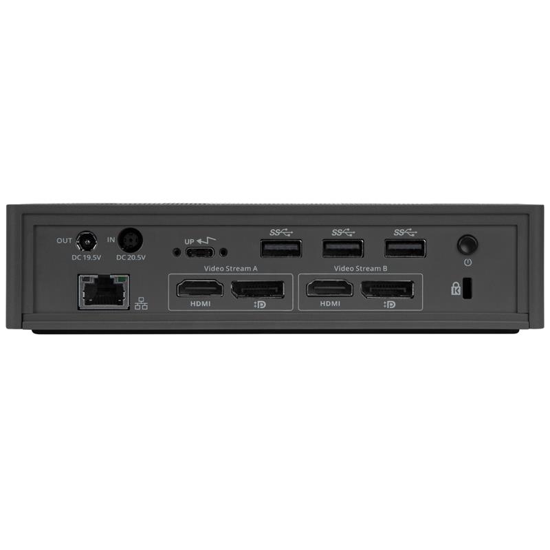 Targus DOCK190EUZ notebook dock & poortreplicator Bedraad Thunderbolt 3 Zwart