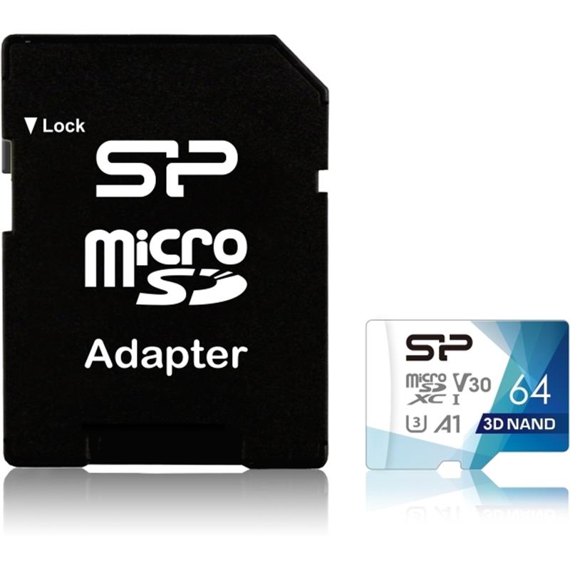 Silicon Power Superior Pro 64 GB MicroSDXC UHS-III Klasse 10