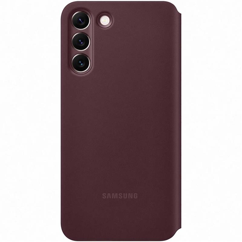  Samsung Smart Clear View Cover Galaxy S22 5G Burgundy