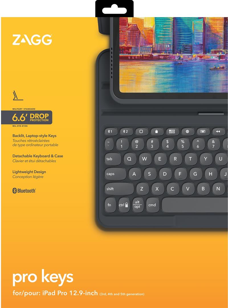 ZAGG Pro Keys Zwart Bluetooth QZERTY Brits Engels
