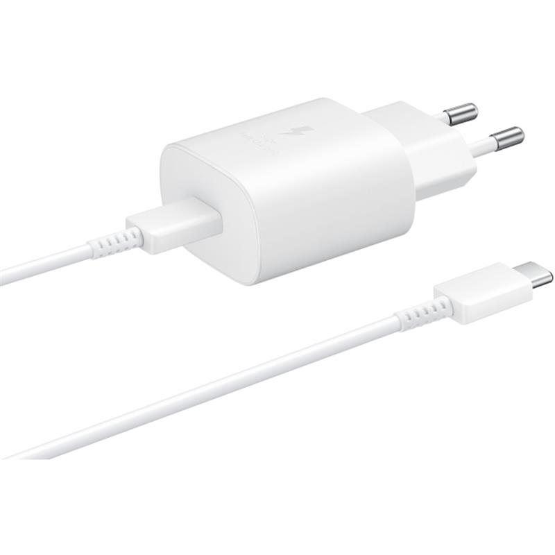 EP-TA800XWEGWW Samsung Super Fast PD Wall Charger USB-C incl USB-C Cable 25W White Bulk