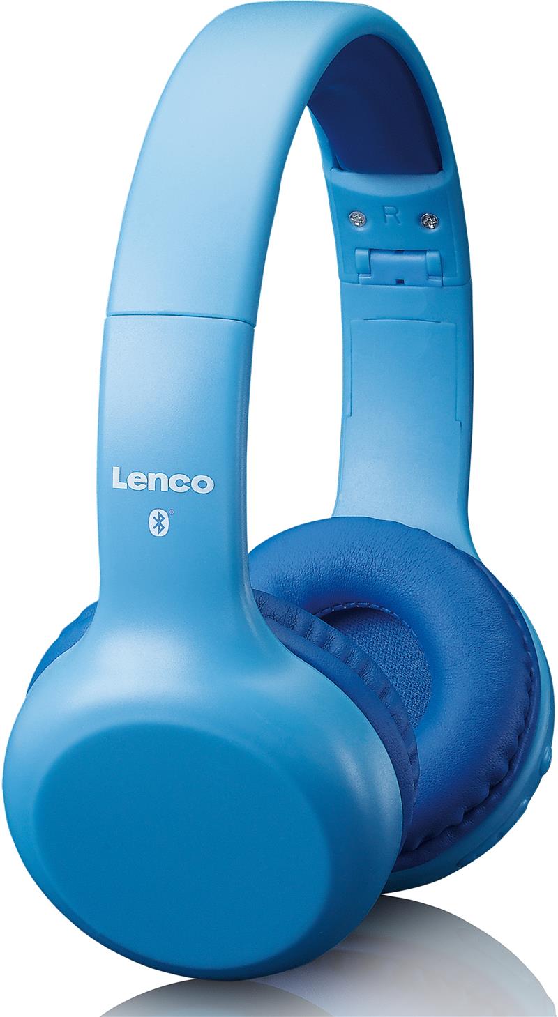  Lenco On-Ear Stereo Bluetooth Headset for Kids Blue