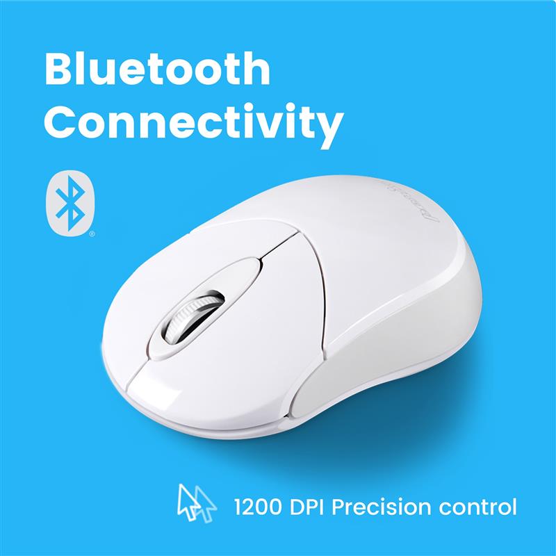 Perixx PERIMICE-802W Bluetooth mouse for PC and tablet cordless white