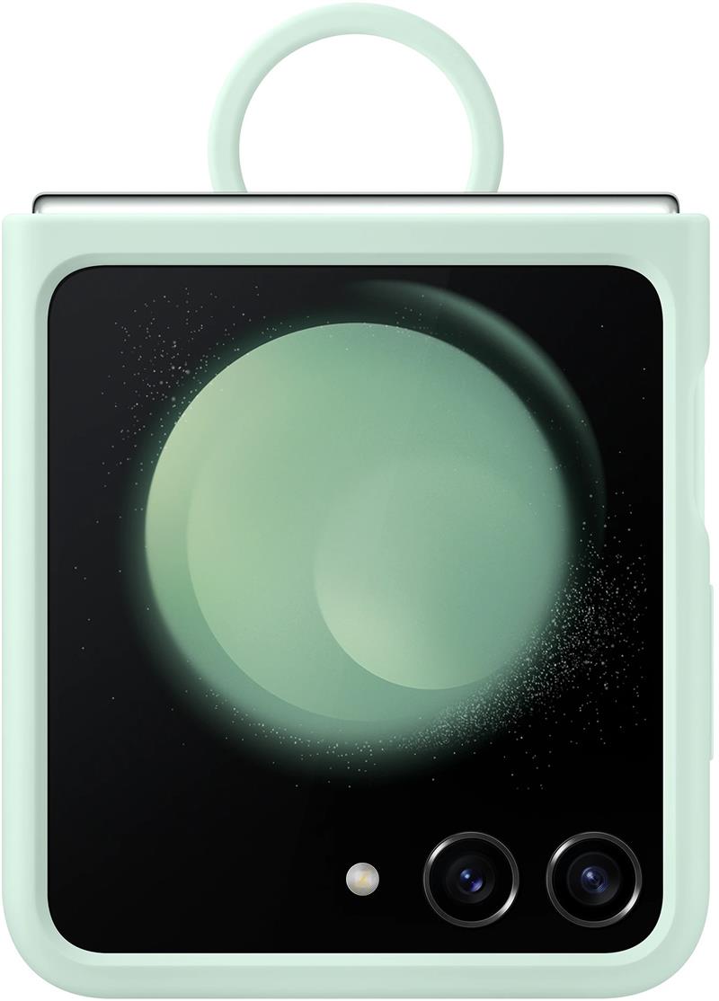  Samsung Silicone Cover with Ring Galaxy Z Flip5 Ocean Green