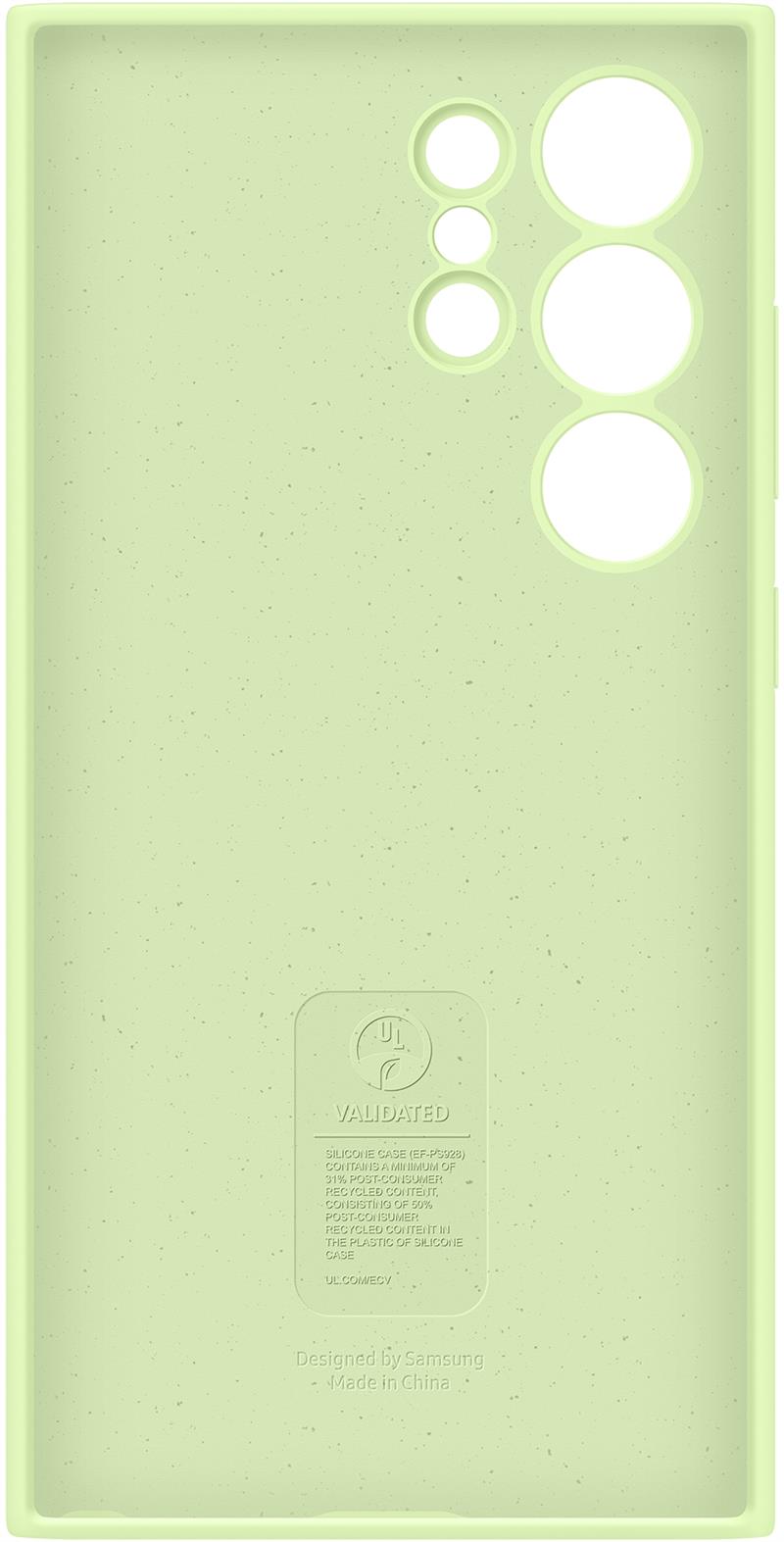 Samsung Silicone Case Green mobiele telefoon behuizingen 17,3 cm (6.8"") Hoes Geel