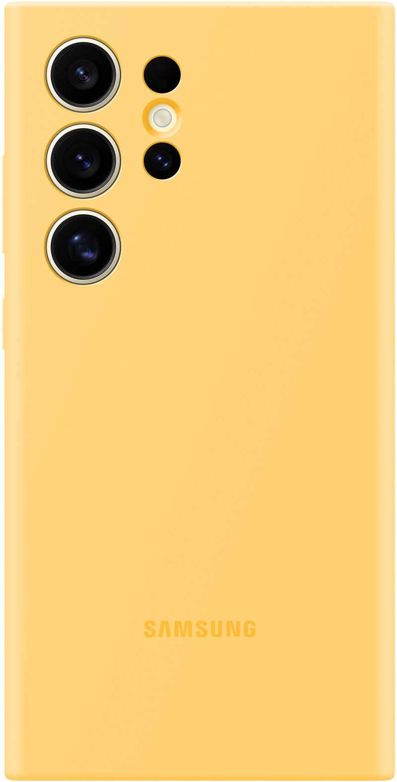  Samsung Silicone Cover Galaxy S24 Ultra 5G Yellow