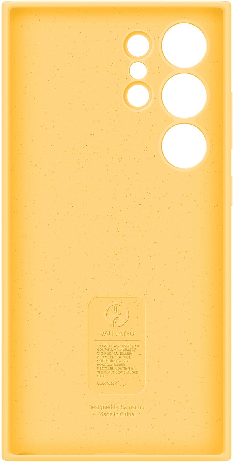 Samsung Silicone Case Yellow mobiele telefoon behuizingen 17,3 cm (6.8"") Hoes Geel