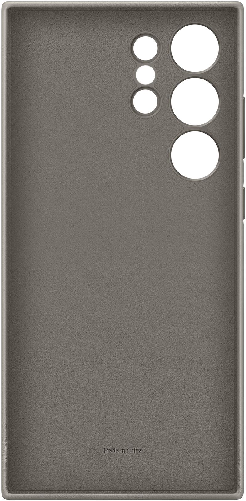Samsung Vegan Leather Case mobiele telefoon behuizingen 17,3 cm (6.8"") Hoes Taupe
