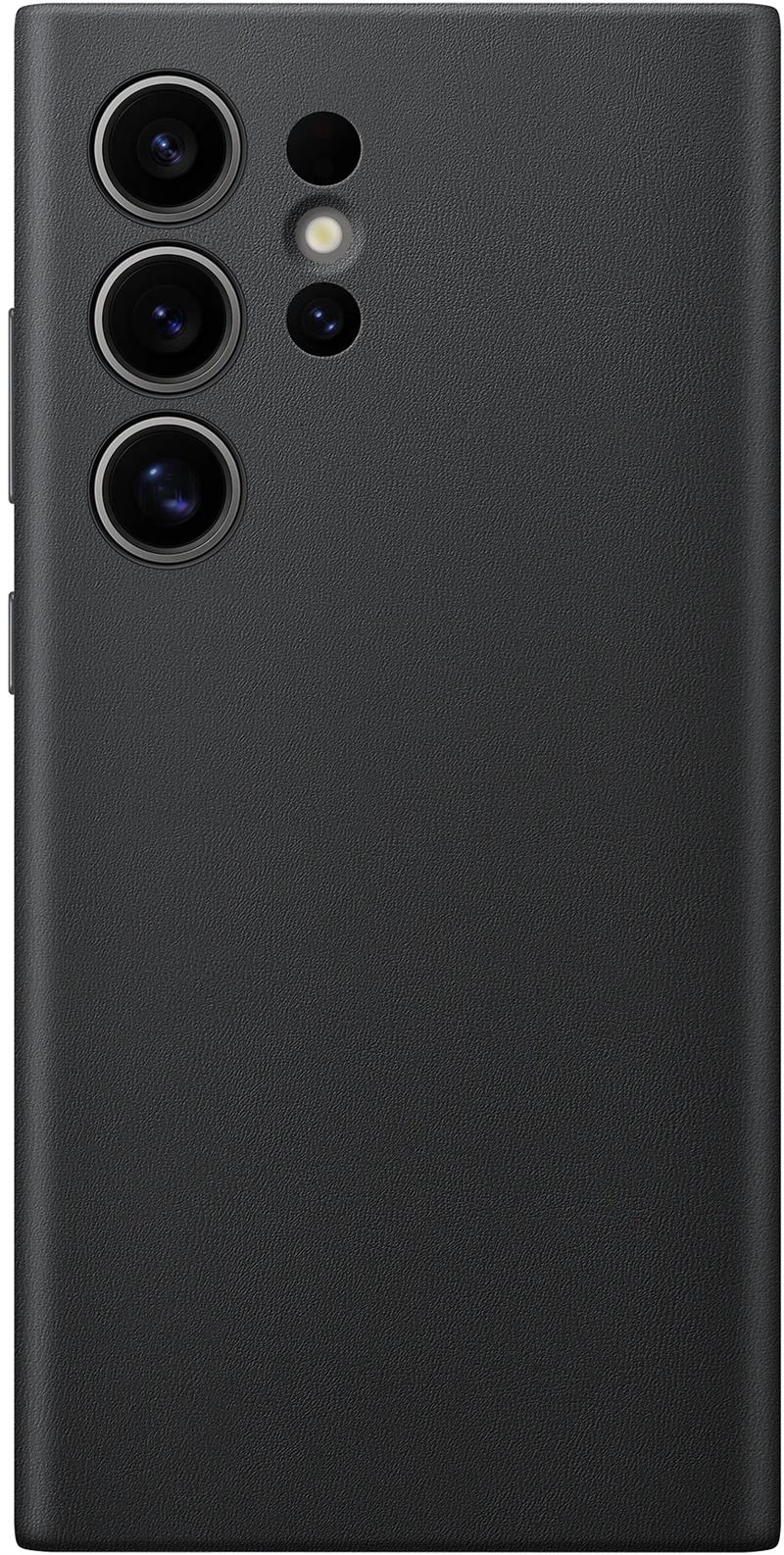  Samsung Vegan Leather Case Galaxy S24 Ultra 5G Black