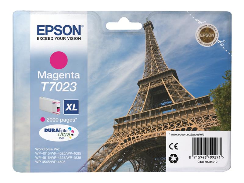 Epson Eiffel Tower Ink Cartridge XL Magenta 2k