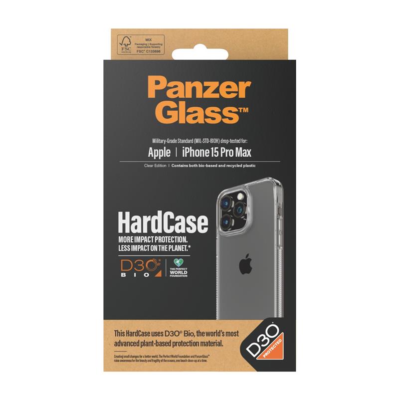PanzerGlass HardCase with D30 mobiele telefoon behuizingen Hoes Transparant