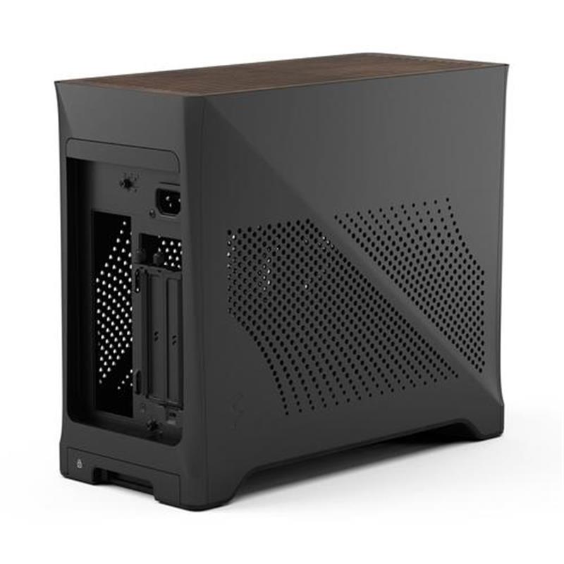 Fractal design Era 2 Charcoal mini ITX case Wooden top