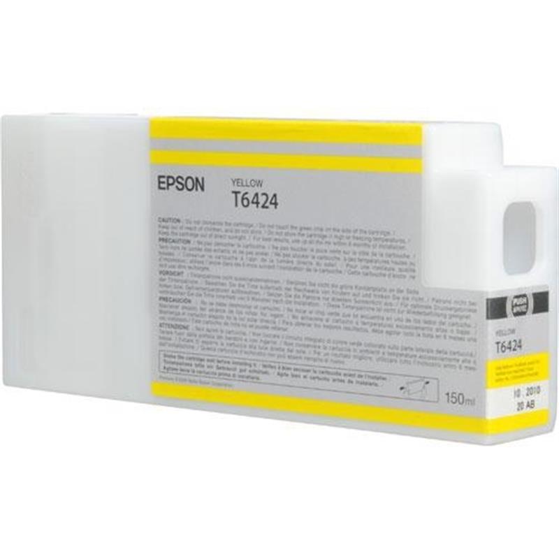 Epson T6424 Yellow Ink Cartridge (150ml)