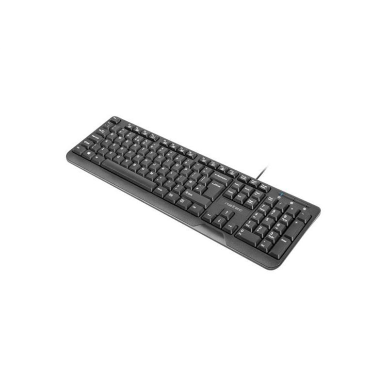 Natec Trout toetsenbord - slank ontwerp - zwart