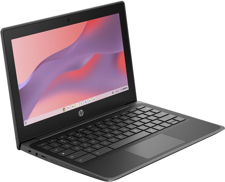 HP Chromebook Fortis 11 G10 Intel® N N100 29,5 cm (11.6"") Touchscreen HD 4 GB LPDDR5-SDRAM 32 GB eMMC Wi-Fi 6E (802.11ax) ChromeOS Zwart