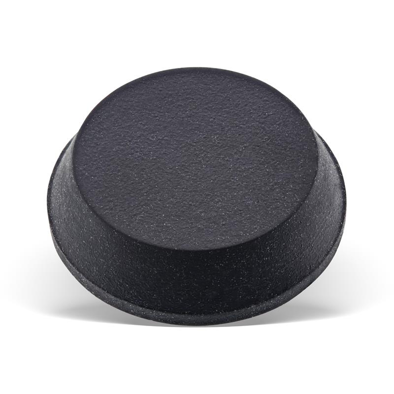 InLine Rubber pads 20pcs Pack black flat shape 1 2cm