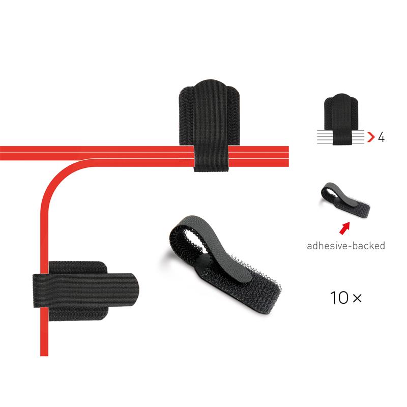 Label-The-Cable Wall LTC 3110 set of 10 black