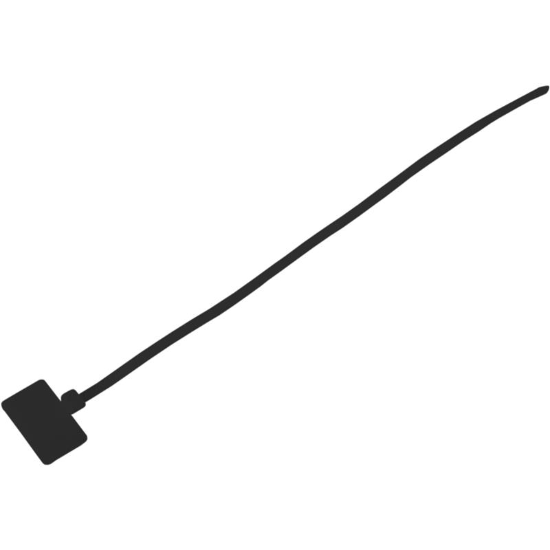 InLine Kabelband met Markierfeld aussen Länge 100mm Breite 2 5mm 100stk 