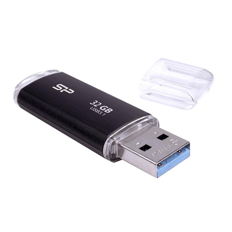 Silicon Power 32GB Blaze B02 USB 3.0 flashdrive Zwart