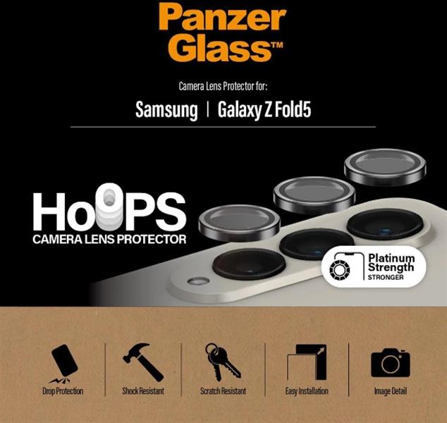 PanzerGlass Samsung Galaxy Hoops for new Z Fold4 2023 Black Cameralensbeschermer 1 stuk(s)