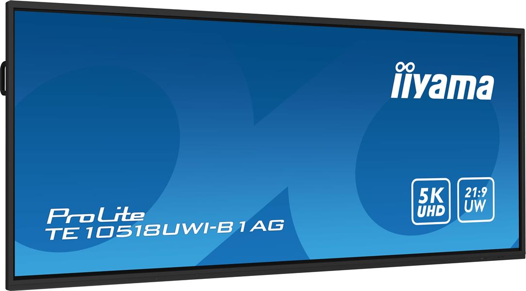 iiyama PROLITE Digitaal A-kaart 2,74 m (108"") LED Wifi 450 cd/m² 5K Ultra HD Zwart Touchscreen Type processor Android 24/7