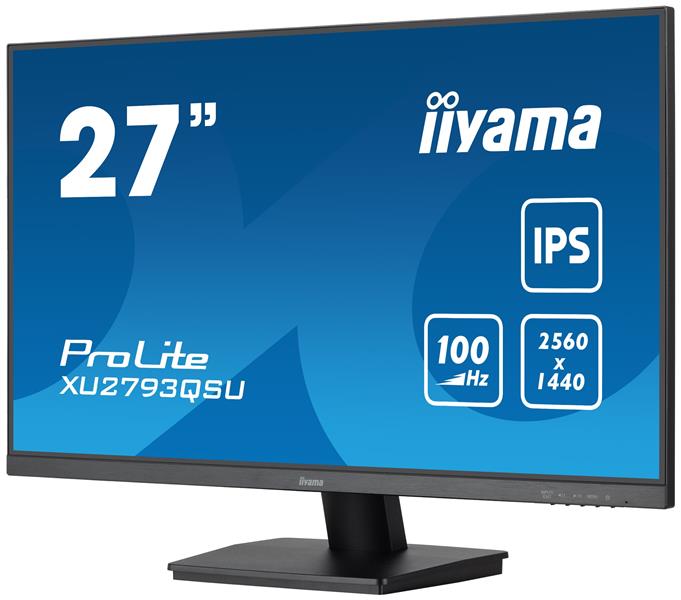 iiyama ProLite XU2793QSU-B7 LED display 68,6 cm (27"") 2560 x 1440 Pixels Wide Quad HD Zwart