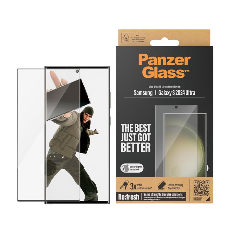 PanzerGlass Ultra Wide Fit Doorzichtige schermbeschermer Samsung 1 stuk(s)