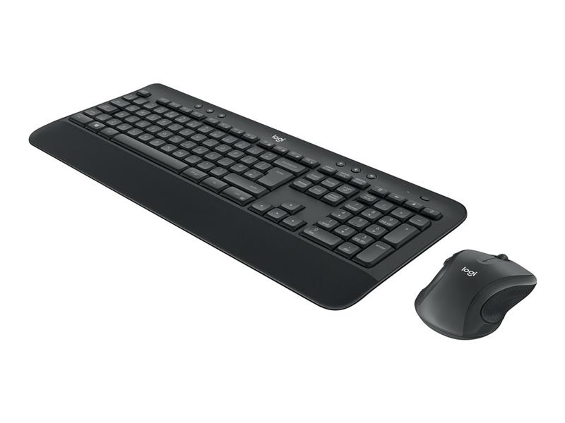 Logitech MK545 Advanced toetsenbord RF Draadloos US International Zwart