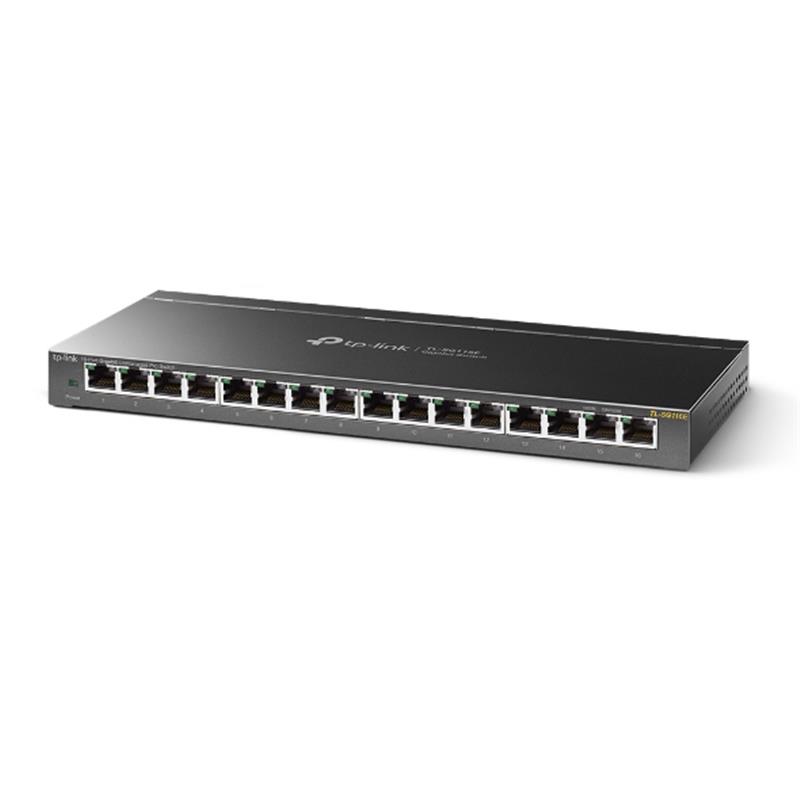 TP-LINK TL-SG116E netwerk-switch Unmanaged Gigabit Ethernet (10/100/1000) Zwart