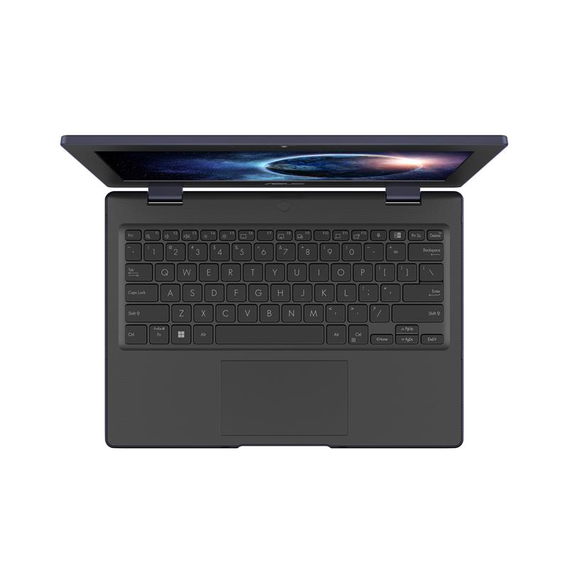 ASUS BR1104CGA-N00109XA Intel® N N100 Laptop 29,5 cm (11.6"") HD 4 GB LPDDR5-SDRAM 128 GB Flash Wi-Fi 6 (802.11ax) Windows 11 Pro Education Zwart, Gri